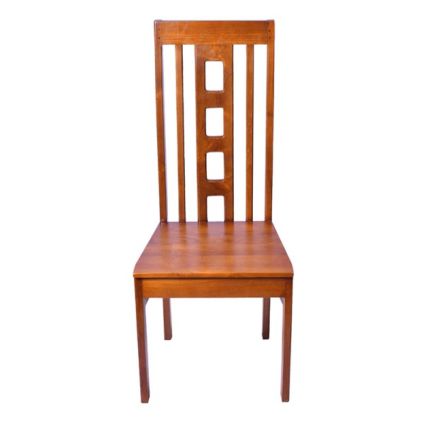 RECT PLANK SEAT DINING CHAIR