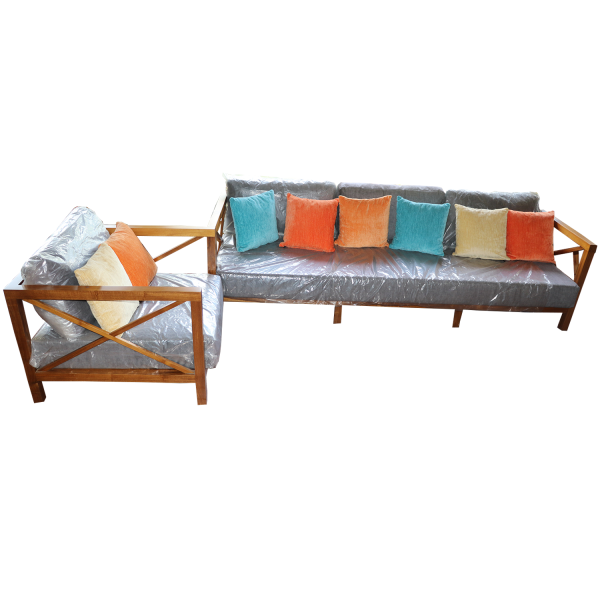 Sofa  3+2+1+ Stool without cushion