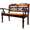 2 Seater Lovi Bench (Rattaned)-STCB287